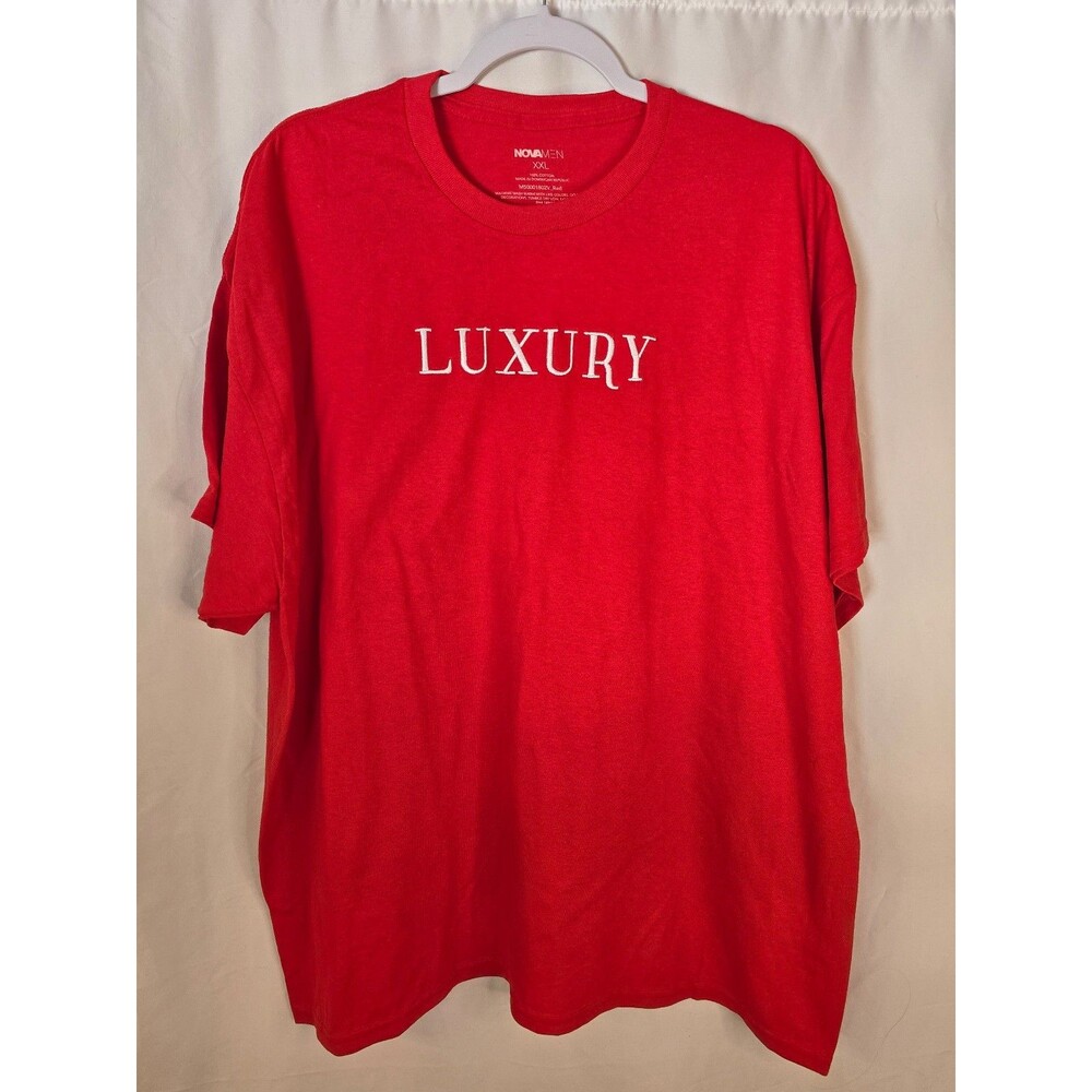 Fashion Nova Men Luxury Red T-shirt NWOT